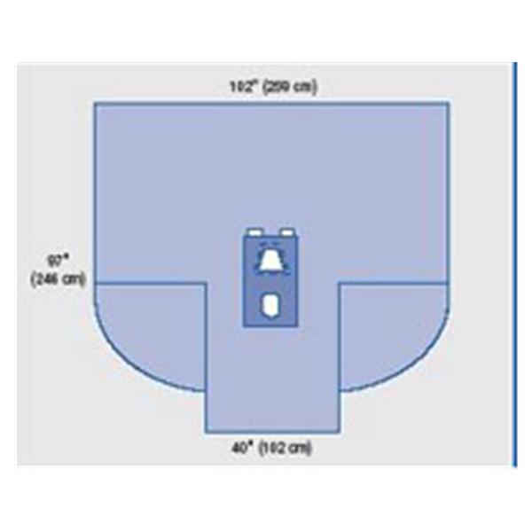 Pack Laparoscopy/Pelviscopy II Eclipse With Underbuttocks Drape LF Strl 6/Case